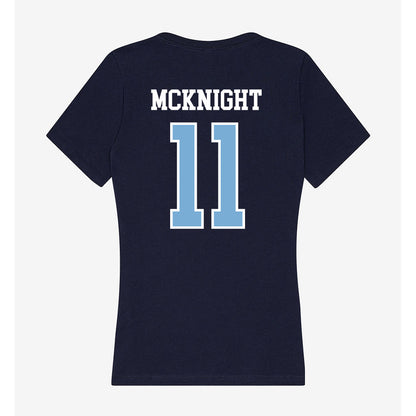 UNC - NCAA Baseball : Matt McKnight - Women's V-Neck T-Shirt-1