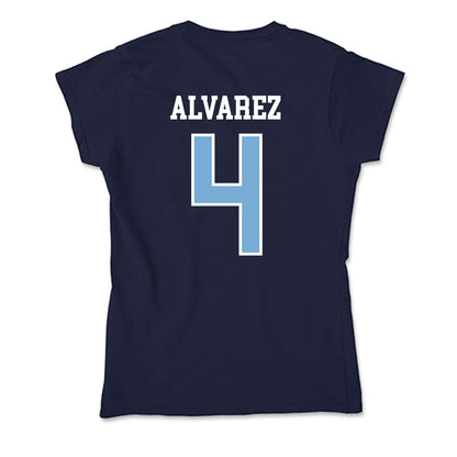 UNC - NCAA Women's Soccer : Aven Alvarez - Soft Style Women’s T-Shirt-1