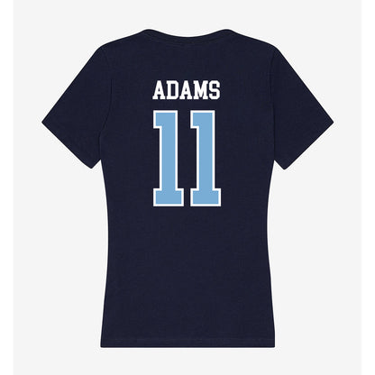 UNC - NCAA Football : Tyqavious Adams - Women's V-Neck T-Shirt-1
