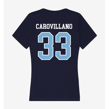 UNC - NCAA Women's Lacrosse : Brigid Carovillano - Women's V-Neck T-Shirt-1