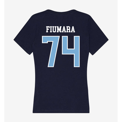 UNC - NCAA Football : Nick Fiumara - Women's V-Neck T-Shirt-1