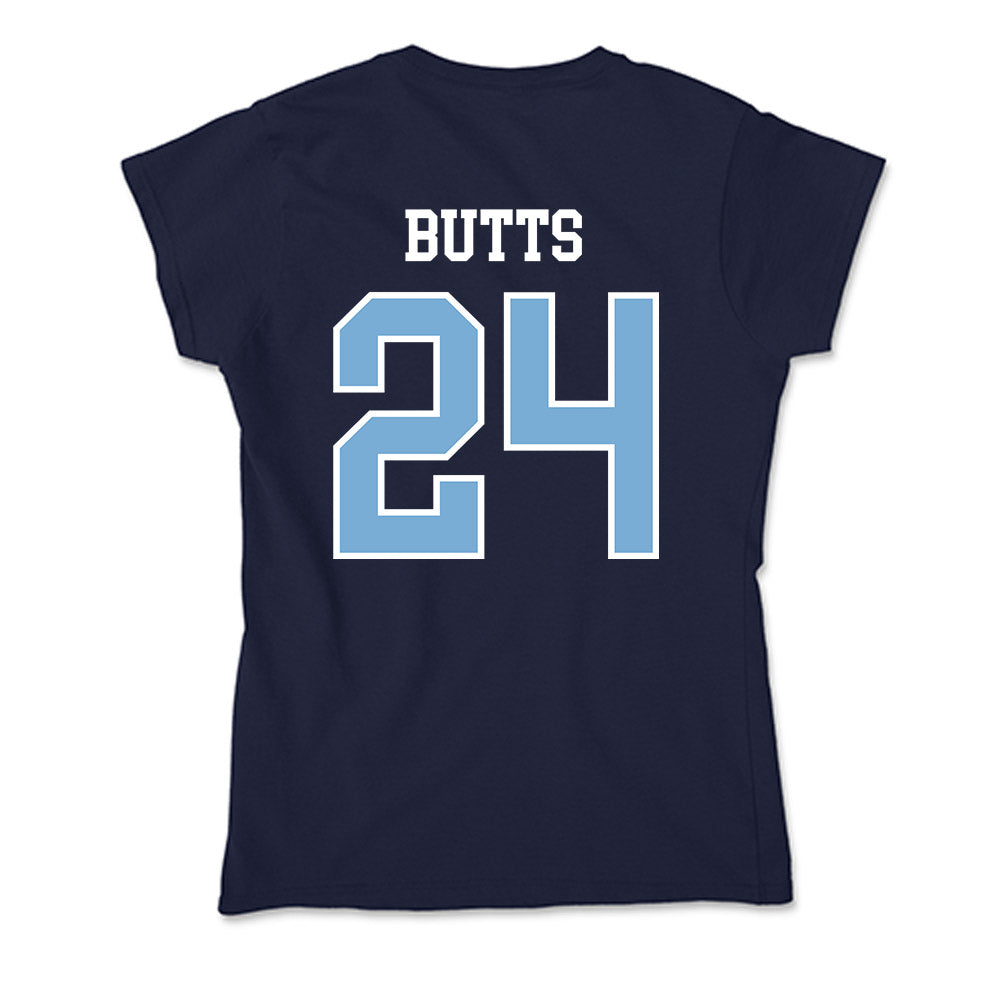 UNC - NCAA Football : Javion Butts - Soft Style Women’s T-Shirt-1