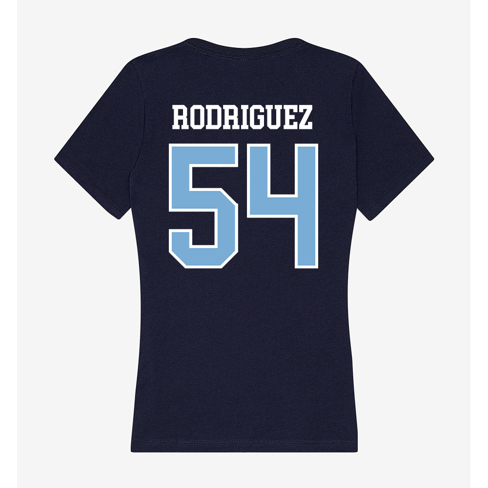 UNC - NCAA Football : Jonah Rodriguez - Women's V-Neck T-Shirt-1