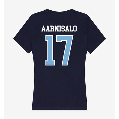 UNC - NCAA Women's Basketball : Elina Aarnisalo - Women's V-Neck T-Shirt-1