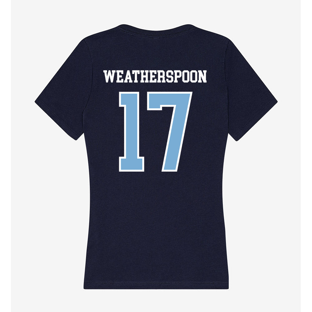 UNC - NCAA Football : Jakob Weatherspoon - Women's V-Neck T-Shirt-1
