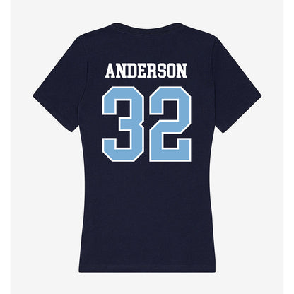 UNC - NCAA Football : Jermaine Anderson - Women's V-Neck T-Shirt-1