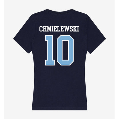 UNC - NCAA Baseball : Tom Chmielewski - Women's V-Neck T-Shirt-1