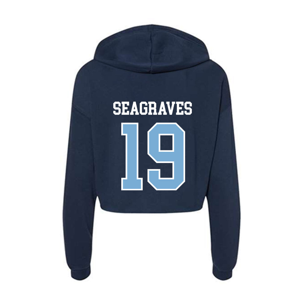 UNC - NCAA Baseball : Camron Seagraves - Women's Crop Fleece Hoodie-1