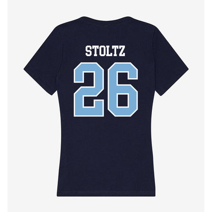 UNC - NCAA Women's Lacrosse : Sophia Stoltz - Women's V-Neck T-Shirt-1