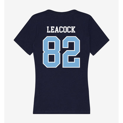 UNC - NCAA Football : Nathan Leacock - Women's V-Neck T-Shirt-1