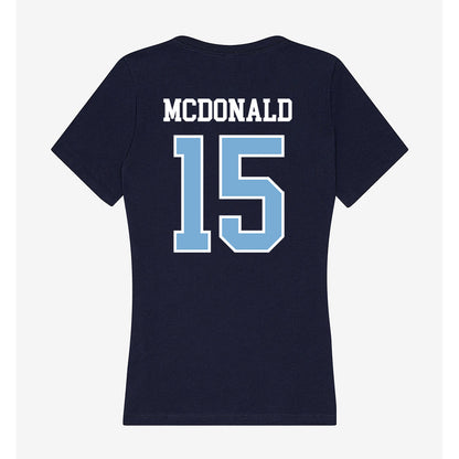 UNC - NCAA Football : Derek McDonald - Women's V-Neck T-Shirt-1