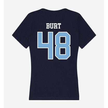 UNC - NCAA Football : Gannon Burt - Women's V-Neck T-Shirt-1