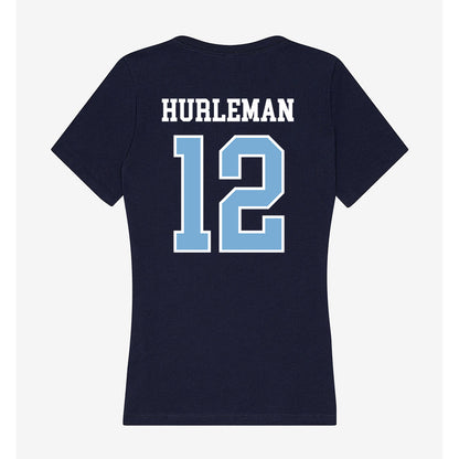UNC - NCAA Women's Lacrosse : Audrey Hurleman - Women's V-Neck T-Shirt-1