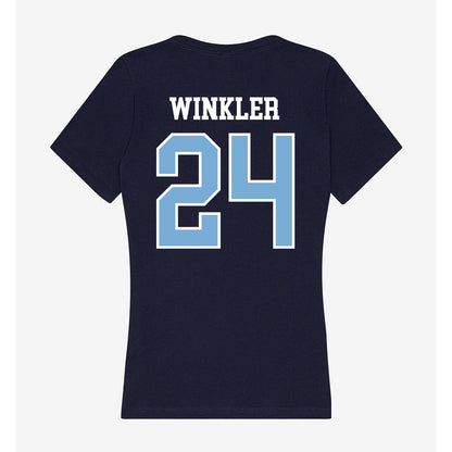 UNC - NCAA Women's Lacrosse : Grace Winkler - Women's V-Neck T-Shirt-1