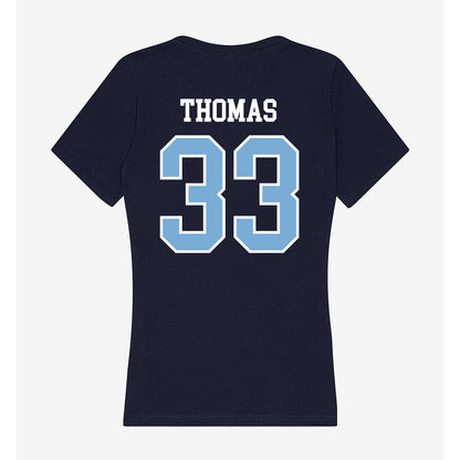 UNC - NCAA Women's Soccer : Olivia Thomas - Women's V-Neck T-Shirt-1