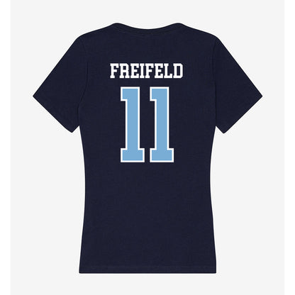UNC - NCAA Women's Soccer : Eres Freifeld - Women's V-Neck T-Shirt-1
