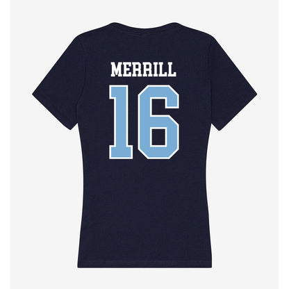 UNC - NCAA Men's Lacrosse : Gary Merrill - Women's V-Neck T-Shirt-1