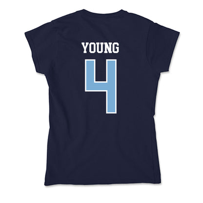 UNC - NCAA Men's Basketball : Jaydon Young - Soft Style Women’s T-Shirt-1