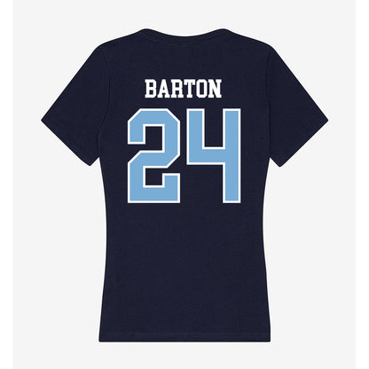 UNC - NCAA Men's Lacrosse : Jack Barton - Women's V-Neck T-Shirt-1