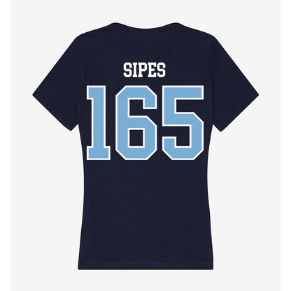 UNC - NCAA Wrestling : Lucas Sipes - Women's V-Neck T-Shirt-1