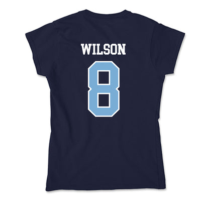 UNC - NCAA Men's Basketball : Caleb Wilson - Soft Style Women’s T-Shirt-1