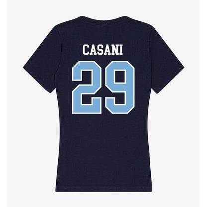 UNC - NCAA Men's Lacrosse : Henry Casani - Women's V-Neck T-Shirt-1