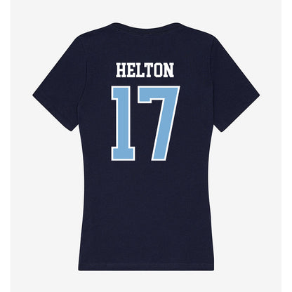 UNC - NCAA Football : Nyqir Helton - Women's V-Neck T-Shirt-1