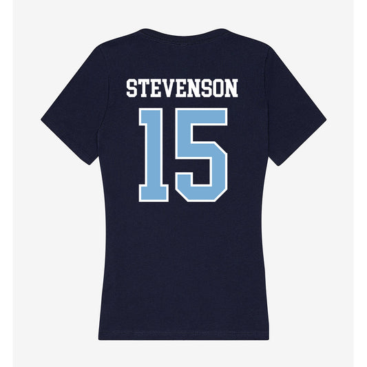UNC - NCAA Men's Basketball : Jarin Stevenson - Women's V-Neck T-Shirt-1