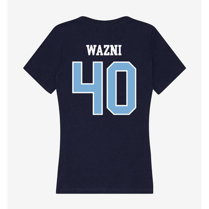 UNC - NCAA Football : Roman Wazni - Women's V-Neck T-Shirt-1