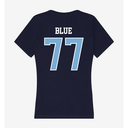 UNC - NCAA Football : Trey Blue - Women's V-Neck T-Shirt-1