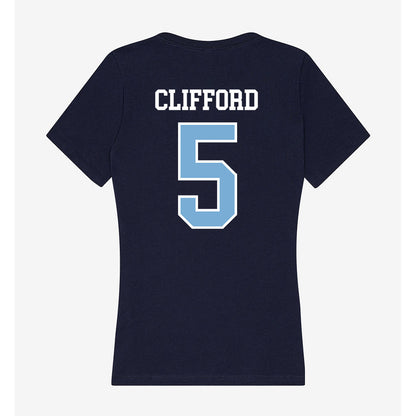 UNC - NCAA Women's Volleyball : Meghan Clifford - Women's V-Neck T-Shirt-1
