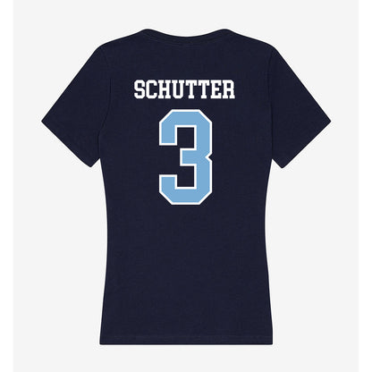 UNC - NCAA Women's Volleyball : Lauren Schutter - Women's V-Neck T-Shirt-1