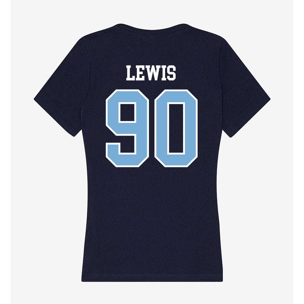 UNC - NCAA Football : Xavier Lewis - Women's V-Neck T-Shirt-1