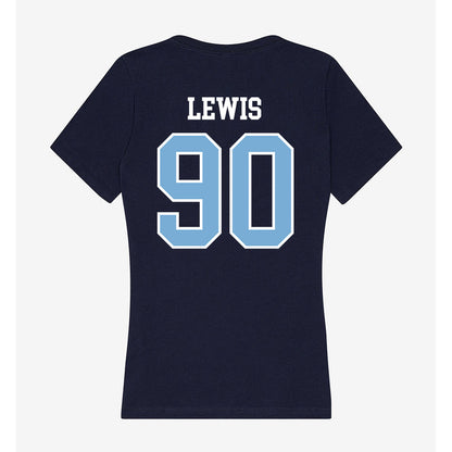 UNC - NCAA Football : Xavier Lewis - Women's V-Neck T-Shirt-1