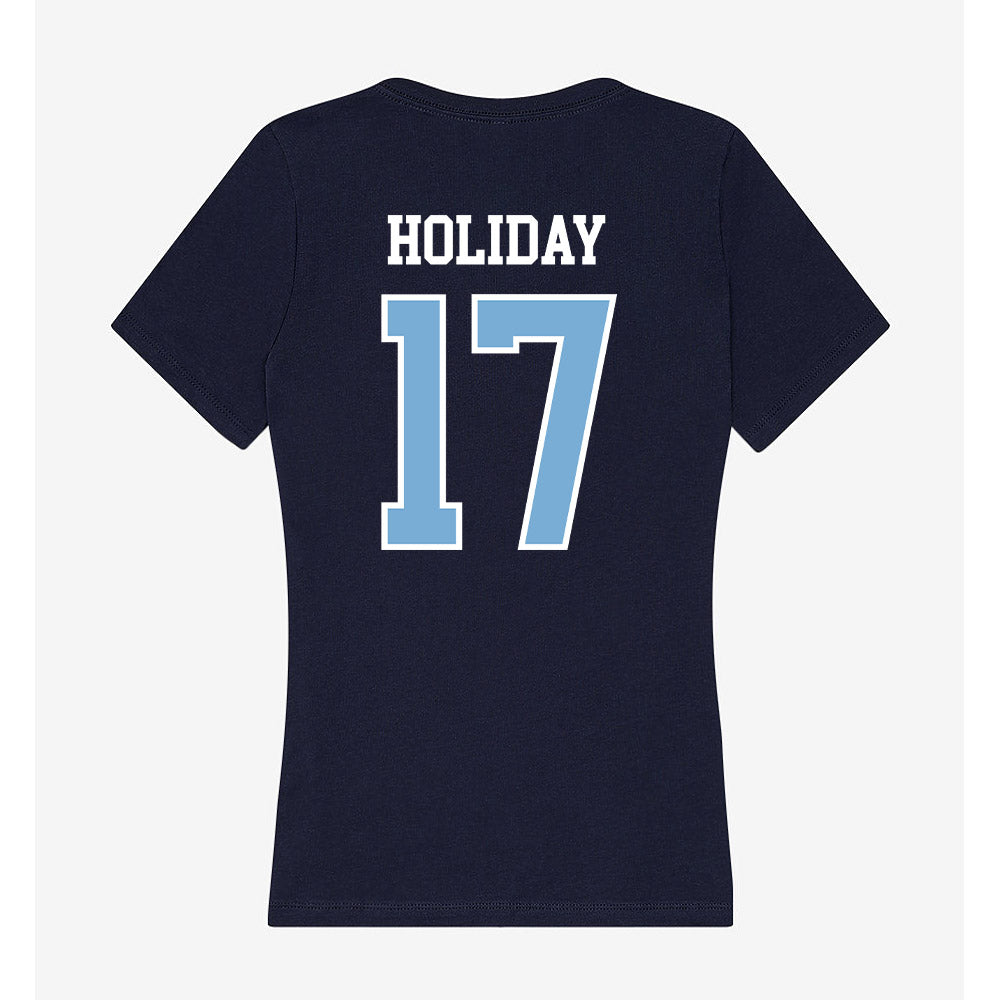 UNC - NCAA Baseball : Talan Holiday - Women's V-Neck T-Shirt-1