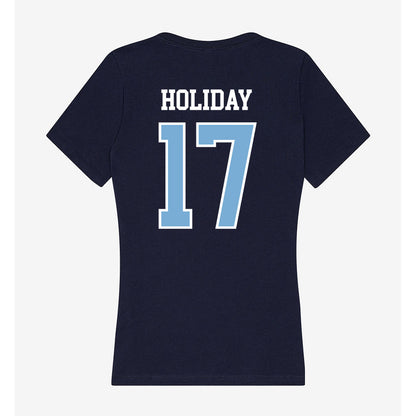 UNC - NCAA Baseball : Talan Holiday - Women's V-Neck T-Shirt-1