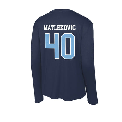 UNC - NCAA Men's Basketball : Ivan Matlekovic - Activewear Long Sleeve T-Shirt-1
