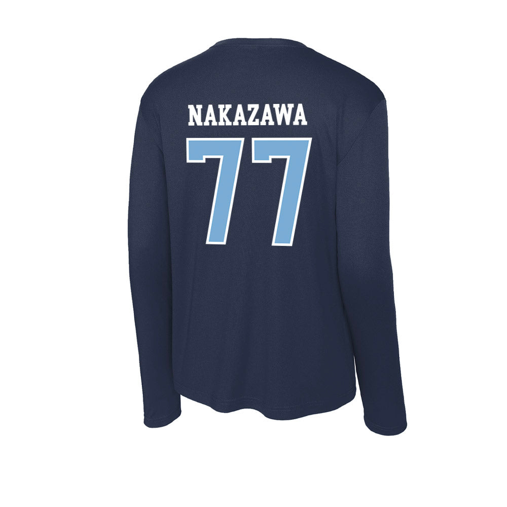 UNC - NCAA Women's Lacrosse : Negai Nakazawa - Activewear Long Sleeve T-Shirt-1
