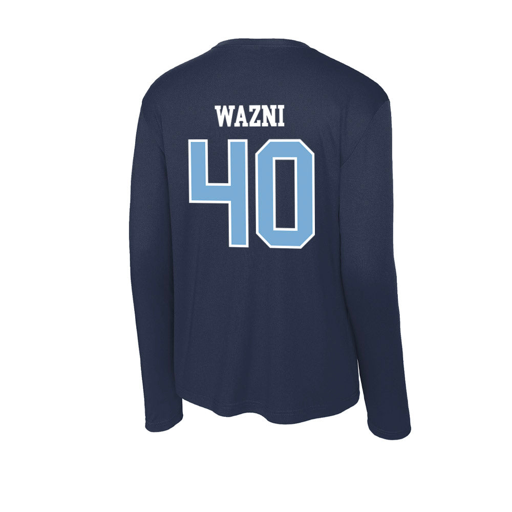 UNC - NCAA Football : Roman Wazni - Activewear Long Sleeve T-Shirt-1