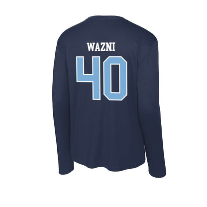 UNC - NCAA Football : Roman Wazni - Activewear Long Sleeve T-Shirt-1