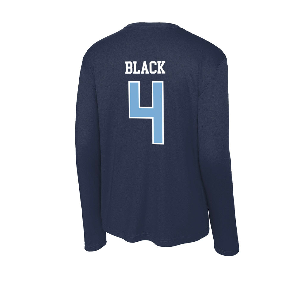 UNC - NCAA Baseball : Sawyer Black - Activewear Long Sleeve T-Shirt-1