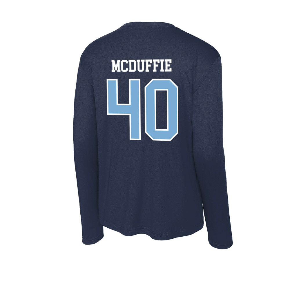 UNC - NCAA Baseball : Walker McDuffie - Activewear Long Sleeve T-Shirt-1