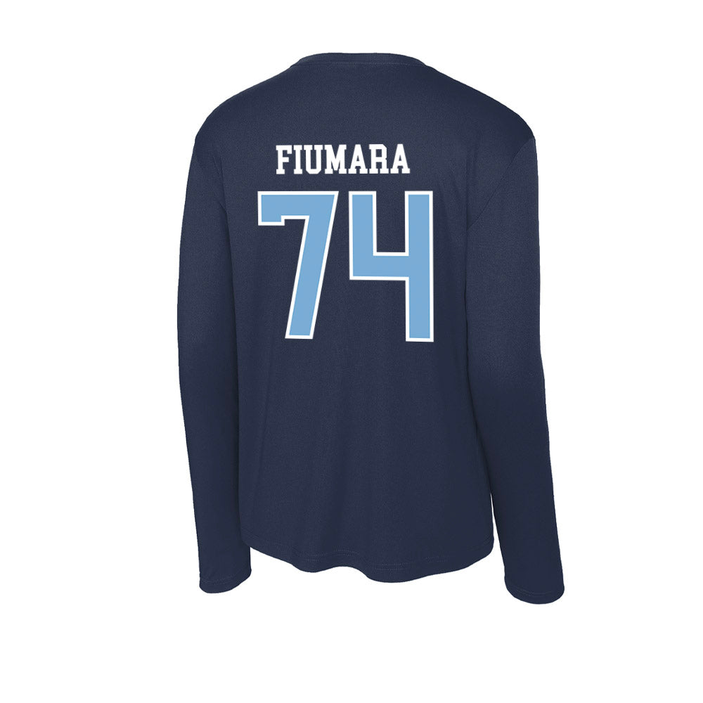 UNC - NCAA Football : Nick Fiumara - Activewear Long Sleeve T-Shirt-1