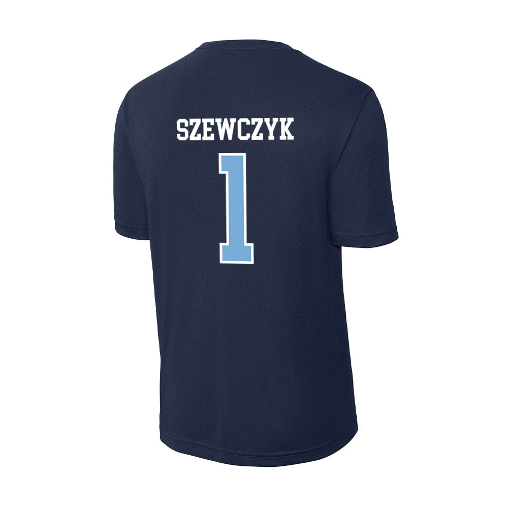 UNC - NCAA Men's Lacrosse : Mason Szewczyk - Activewear T-Shirt-1
