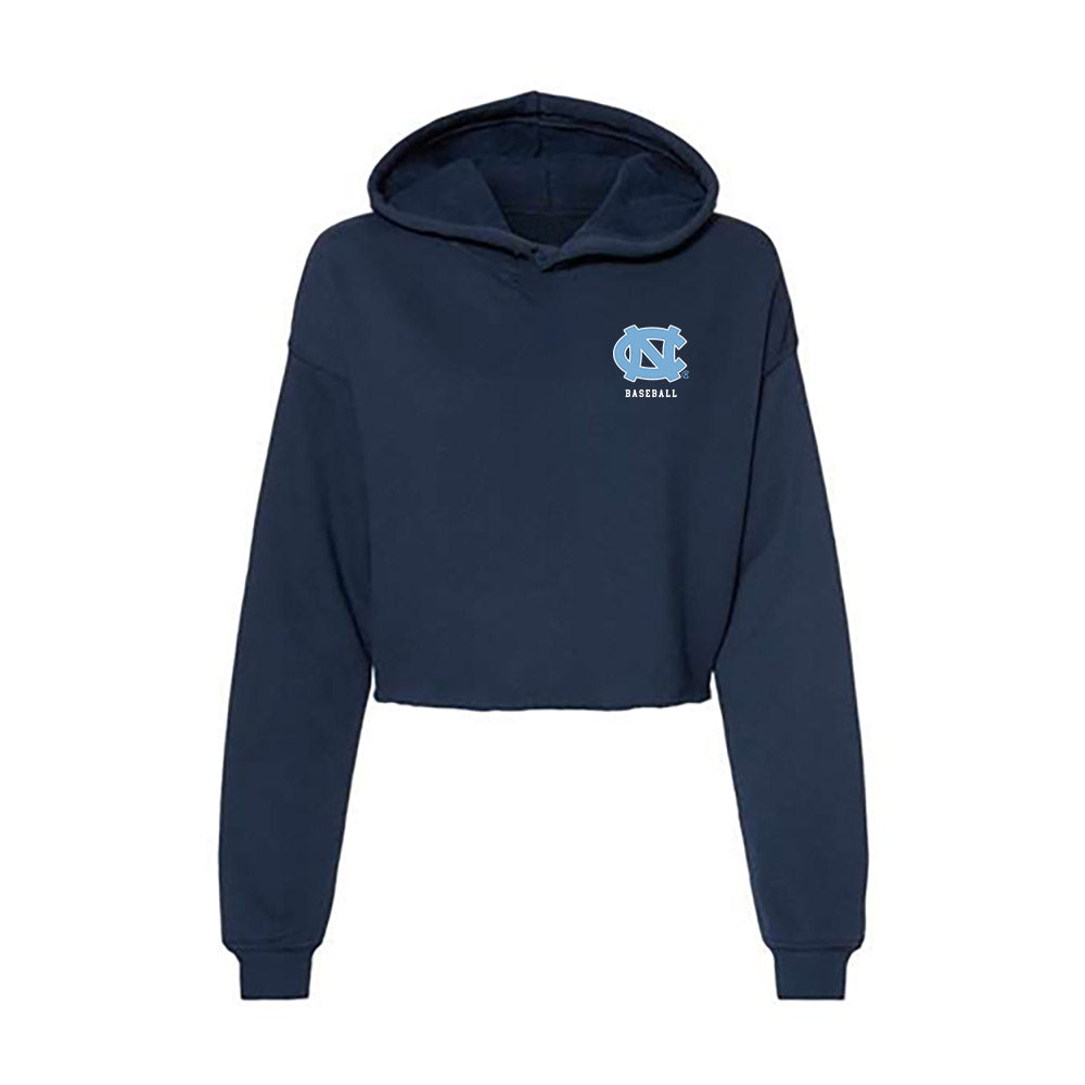 UNC - NCAA Baseball : Camron Seagraves - Women's Crop Fleece Hoodie-0