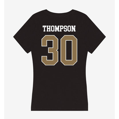 UNC Pembroke - NCAA Football : Brian Thompson - Classic Shersey Women's V-Neck T-Shirt-1