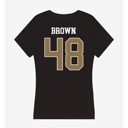 UNC Pembroke - NCAA Football : Jake Brown - Classic Shersey Women's V-Neck T-Shirt-1