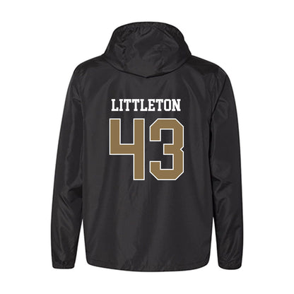 UNC Pembroke - NCAA Baseball : Garrett Littleton - Classic Shersey Windbreaker-1