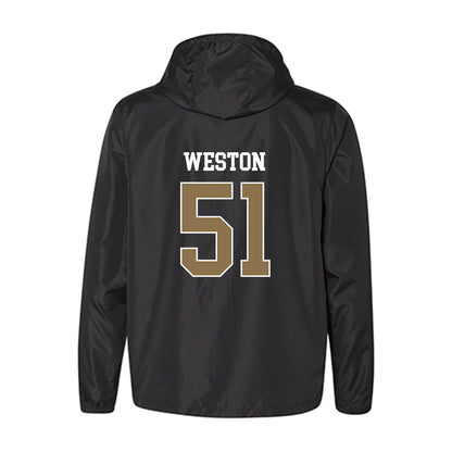UNC Pembroke - NCAA Football : Brock Weston - Classic Shersey Windbreaker-1