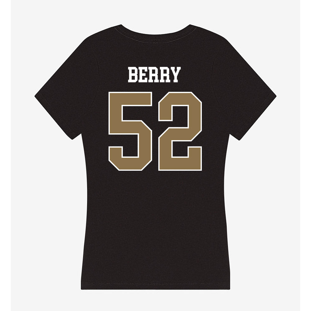UNC Pembroke - NCAA Football : Malik Berry - Classic Shersey Women's V-Neck T-Shirt-1